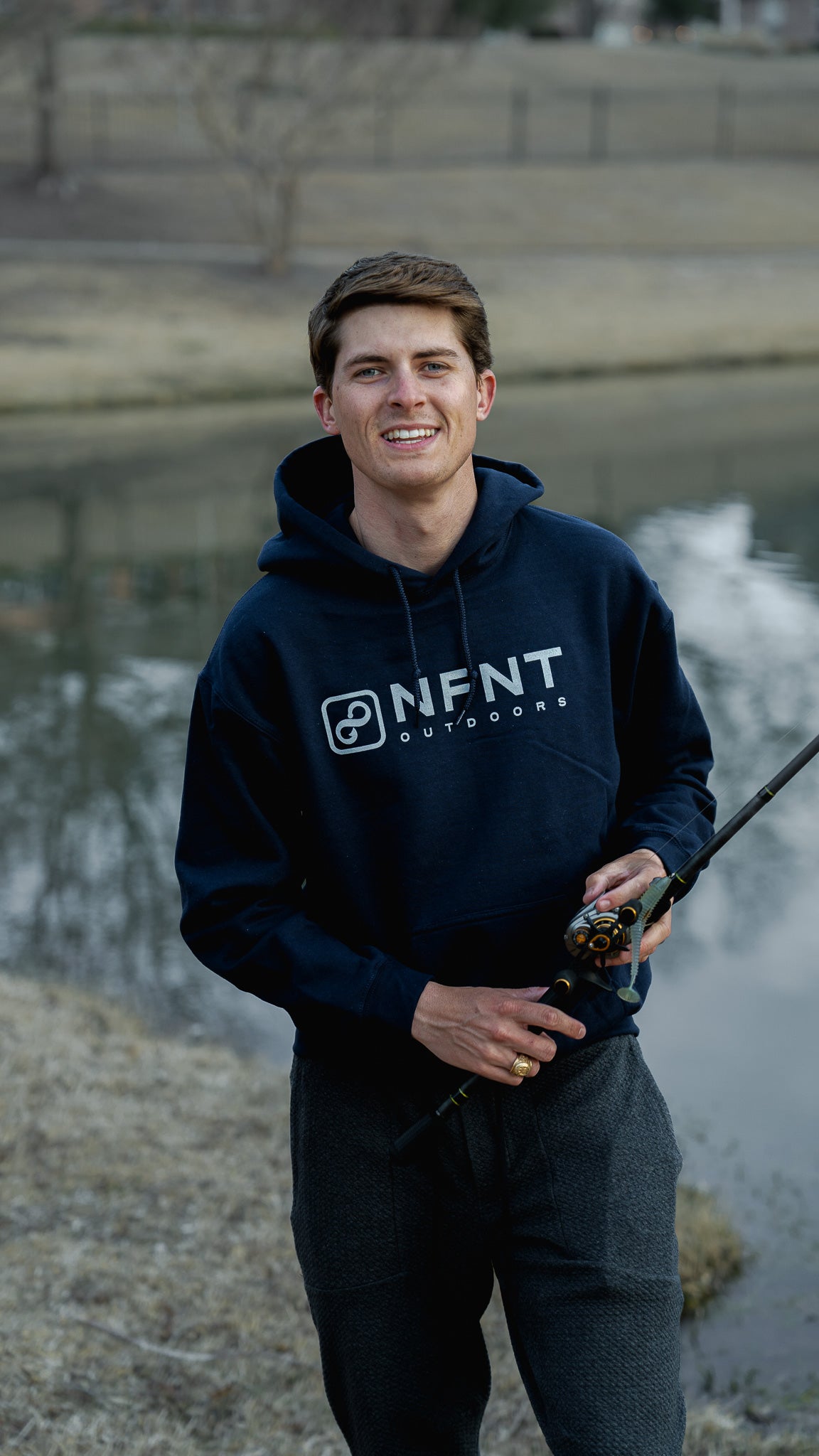 Classic Hoodie in Navy