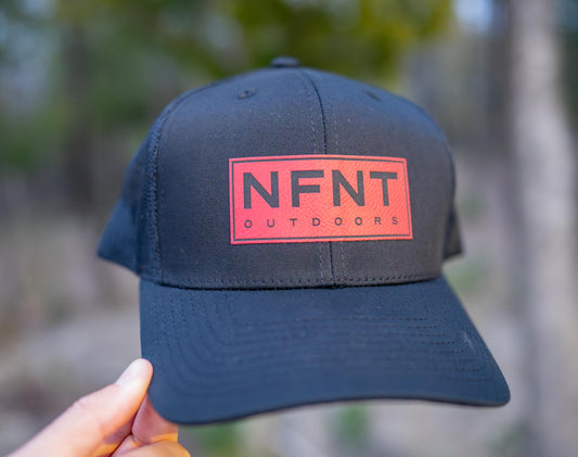 Classic Leather Red Patch Hat